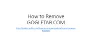 How to Remove GOGLETAB.COM