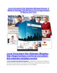 Local Consultant Kits Websites Mistakes Review-(Free) bonus and discount
