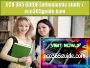 ECO 365 GUIDE Enthusiastic study / eco365guide.com