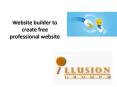 Website builder to create free professional website PowerPoint PPT Presentation