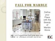 Home Decor Ideas with Marble