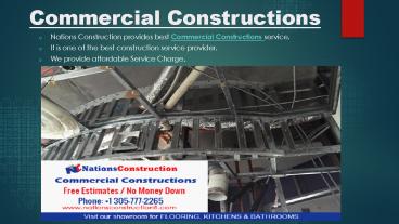 Best Commercial Constructions