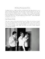 Wedding Photography Ideas