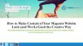 How to Make Content of Your Magento Website Look (and Work) Good the Creative Way PowerPoint PPT Presentation