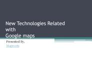 Google maps development Areas