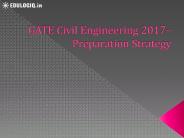 GATE Civil Engineering 2017– Preparation Strategy