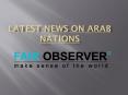Latest News on Arab Nations PowerPoint PPT Presentation