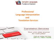 Welcome to Verbatim Languages