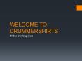 Clothing for drummers - Drummer t shirts