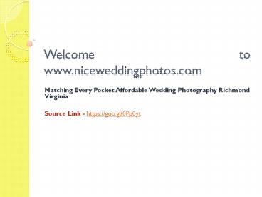 Matching Every Pocket Affordable Wedding Photography Richmond Virginia