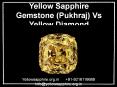 Yellow Sapphire Gemstone (Pukhraj) Vs Yellow Diamond PowerPoint PPT Presentation