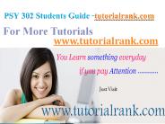 PSY 302 Course Success Begins/tutorialrank.com