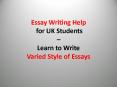 What are Different types and Styles of Essay Writing? PowerPoint PPT Presentation
