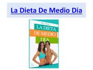 La Dieta de Medio Dia