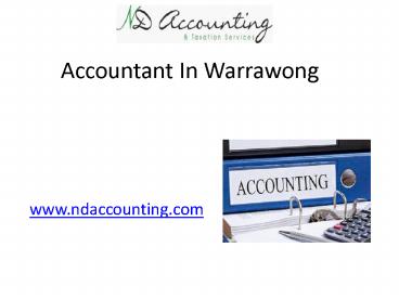 Tax Accountant Wollongong (1)