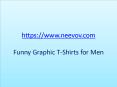 Mens Funny Graphic T Shirts with Blue Colour PowerPoint PPT Presentation