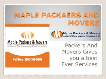 Packers and Movers Services in Delhi.