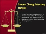 Steven Chang Attorney Hawaii