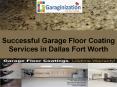Successful Garage Floor Coating  Services in Dallas Fort Worth PowerPoint PPT Presentation