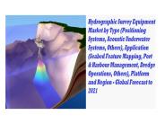 Hydrographic Survey Equipment Market and Trends