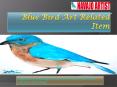Blue Bird Art Related Item PowerPoint PPT Presentation
