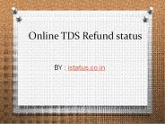 TDS refund status online