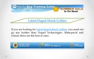 Latest doged shock collars