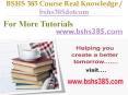 BSHS 385 Course Real Tradition,Real Success / bshs385dotcom PowerPoint PPT Presentation