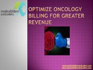 Optimize Oncology billing for Greater revenue