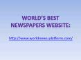 Best Newspapers Website in the World PowerPoint PPT Presentation