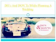 Dos and Donts Before Marriage
