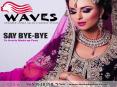 Waves offering flawless bridal makeup service in Noida by experienced cosmetologists.