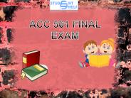 Studentehelp : ACC 561 Final Exam, ACC 561 week 6