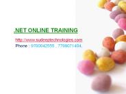 dotnet online training in USA|India|Hyderabad