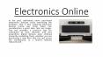 Electronics Online PowerPoint PPT Presentation