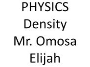 density