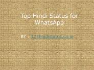 Latest Whatsapp hindi status