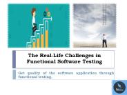 The Real-Life Challenges in Functional Software Testing