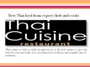 Thai food restaurants in Toronto, Oakville