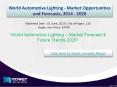 Research report explores World Automotive Lighting Market for 2016 PowerPoint PPT Presentation