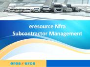 eresource Nfra Subcontractor Management