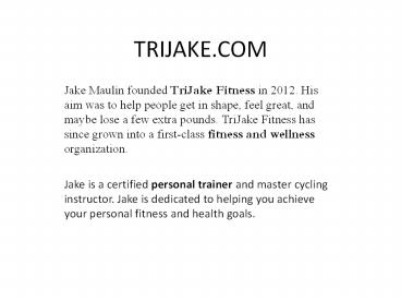 Personal Trainer Naples