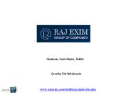 Granite Tile Wholesale - Raj Exim