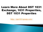 DST 1031 Exchange