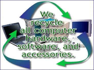 Twin Benefits of Electronics Recycling