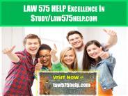 LAW 575 HELP Excellence In Study/law575help.com