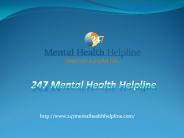 247 Mental Health Helpline