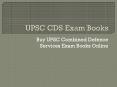 UPSC CDS Exam Books Online