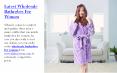 Latest wholesale bathrobes for women