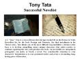 Tony Tata – Successful Novelist (1) PowerPoint PPT Presentation